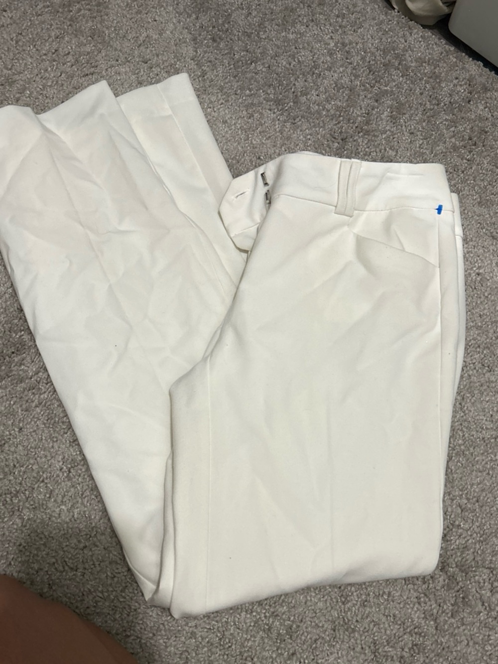 new york company Classic White Dress trousers Pants
